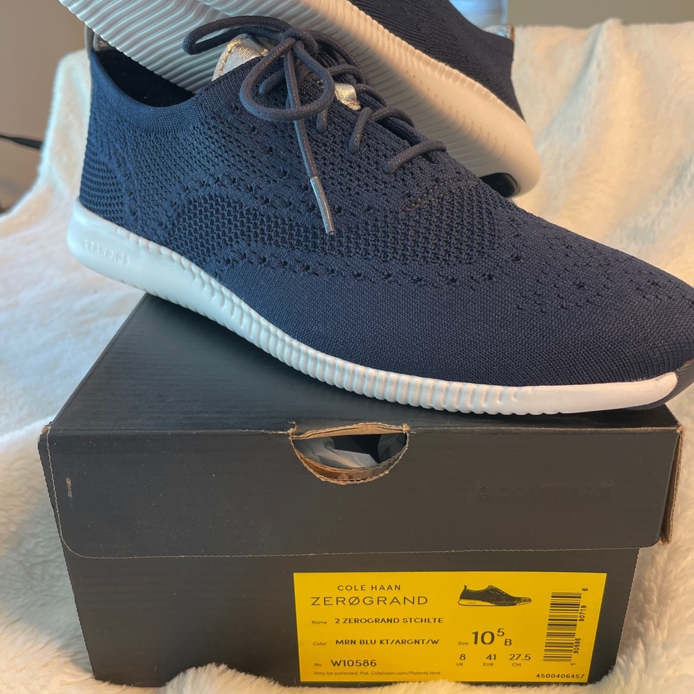 Cole Haan Blue Zerogrand Stitchlite Sneakers